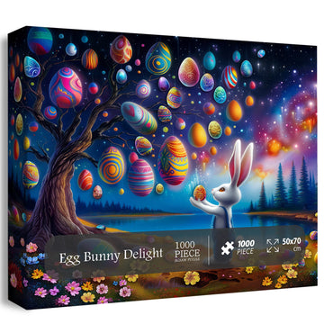 Uovo coniglietto delizioso puzzle puzzle 1000 pezzi